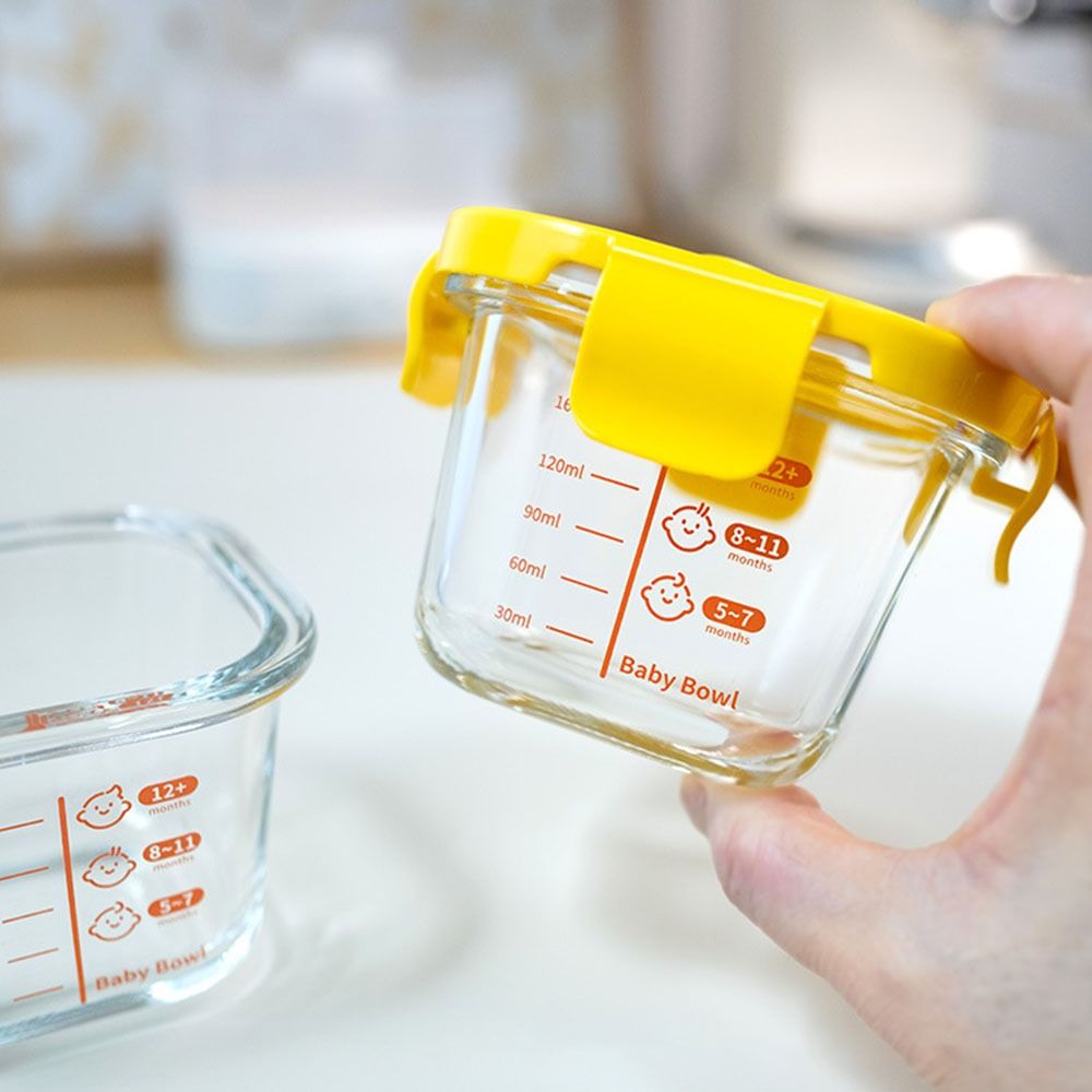 Baby Food Jars Glass - Simple 170ml Food Storage Box Frozen