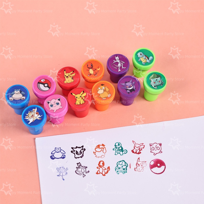 Baby Food Fruits - pokemon stamp Pikachu Seal Stamps for