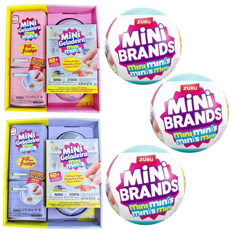 Baby Food Toy - Mini Surprise Ball Fridge Toy, Mini