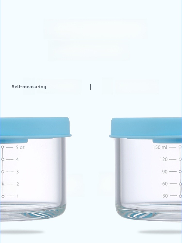 Portable Baby Food Bowl with S - Baby Food Containers Glass recension och pris