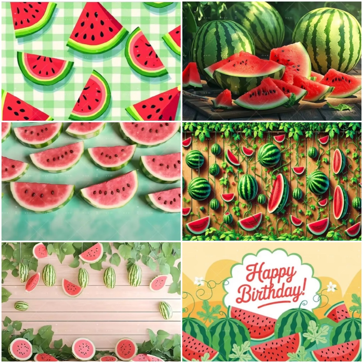  Cartoon Watermelon Theme Bir - Baby Food Fruits recension och pris