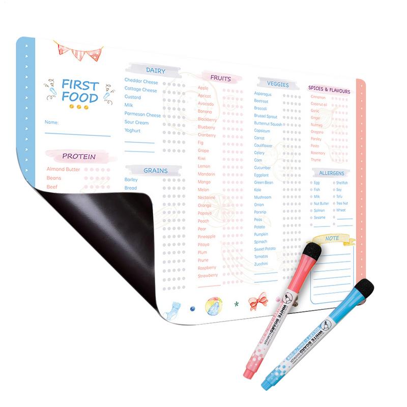 Baby First Foods Checklist Mag - Baby Food Tracker recension och pris