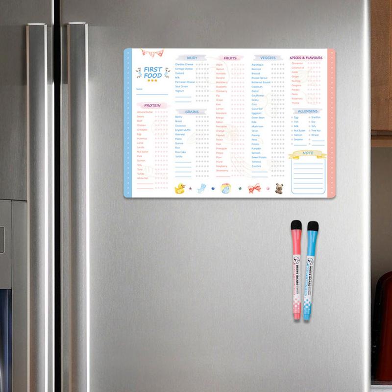 Baby First Foods Checklist Mag - Baby Food Tracker recension och pris