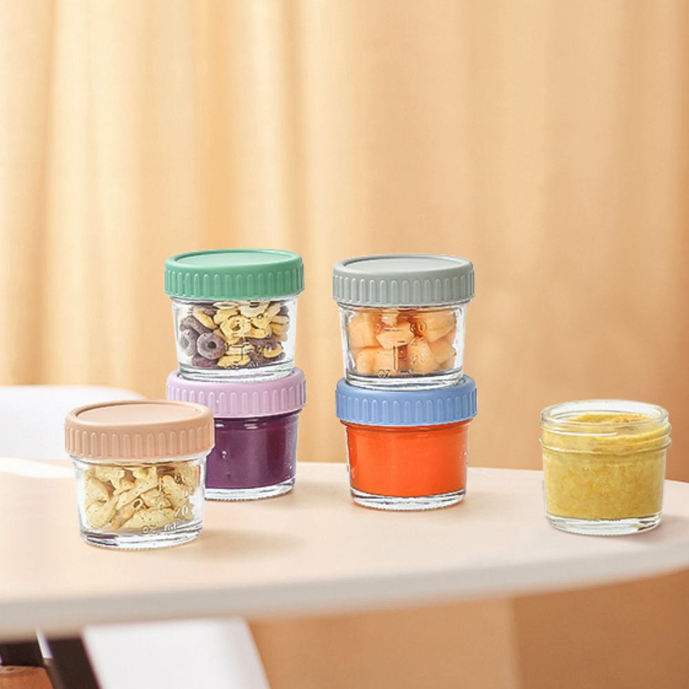 6pcs Mason Jar Glass Baby Food - Baby Food Jars Glass recension och pris
