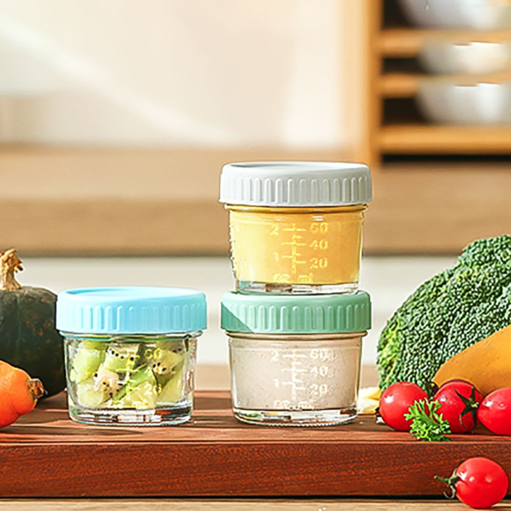 6pcs Mason Jar Glass Baby Food - Baby Food Jars Glass recension och pris