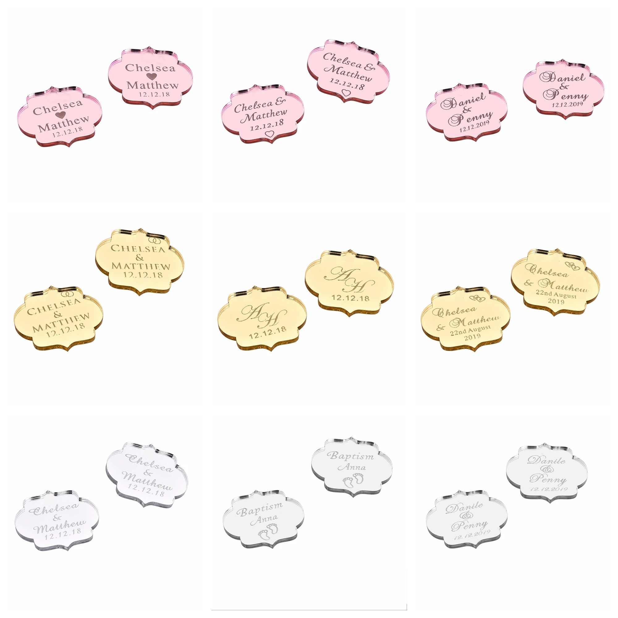 20/50/100Pcs Custom Wedding Pa - Baby Food Fruits recension och pris