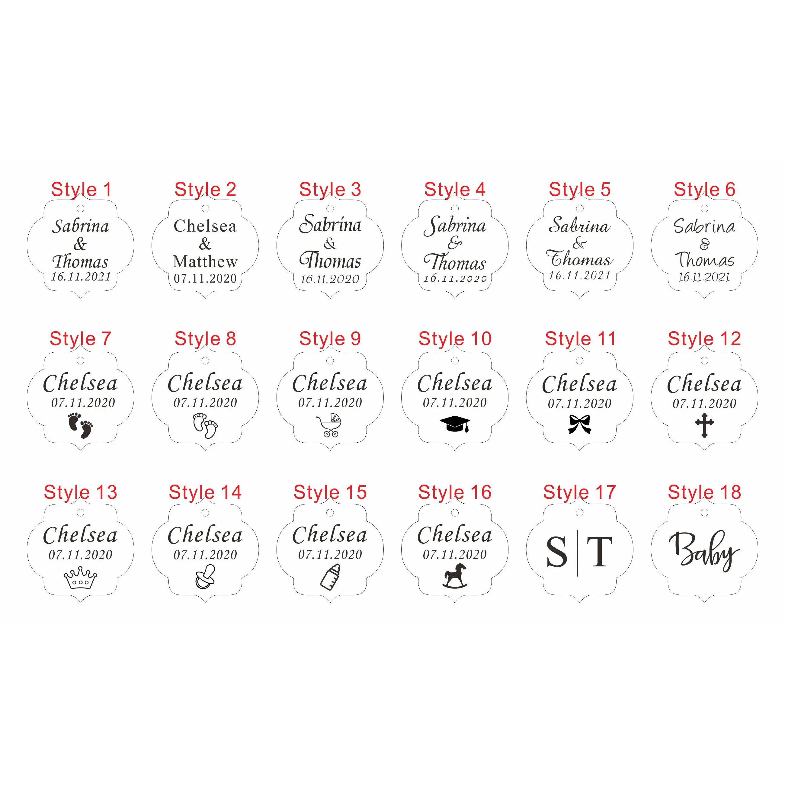 20/50/100Pcs Custom Wedding Pa - Baby Food Fruits recension och pris