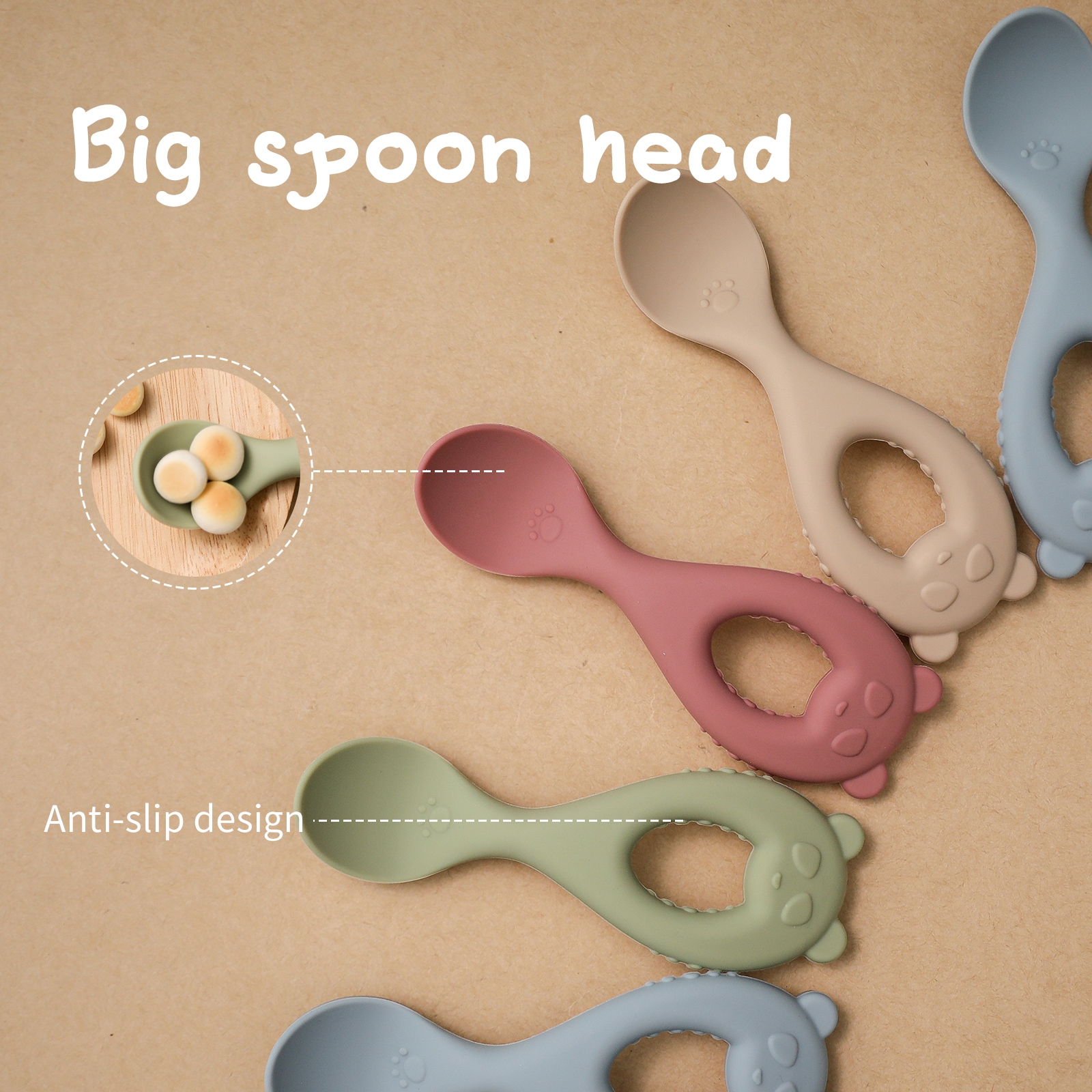 Feeding Baby Silicone Spoon Ca - Baby Food Little Spoon recension och pris