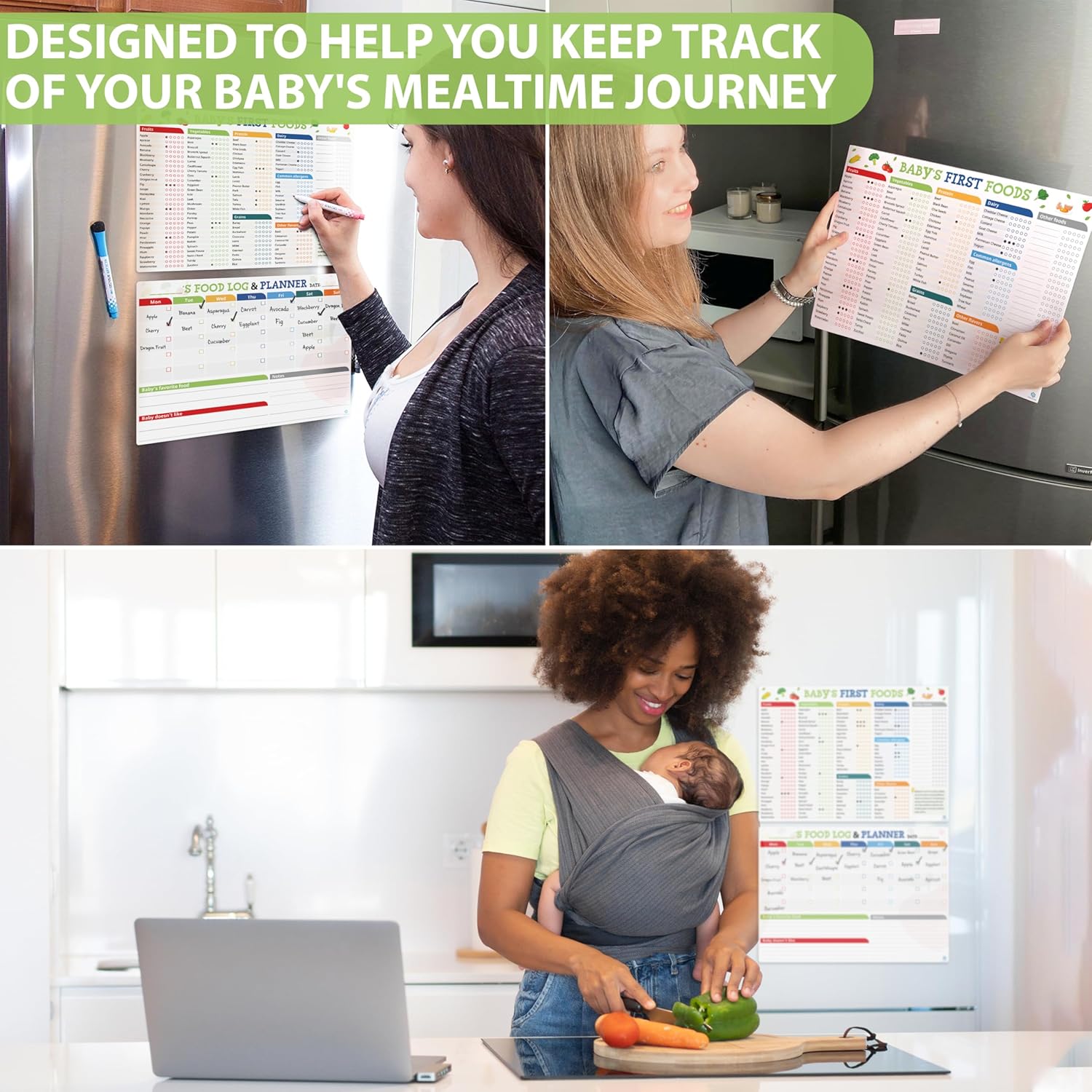 Set of 2 Baby First Foods Trac - Baby Food Tracker recension och pris