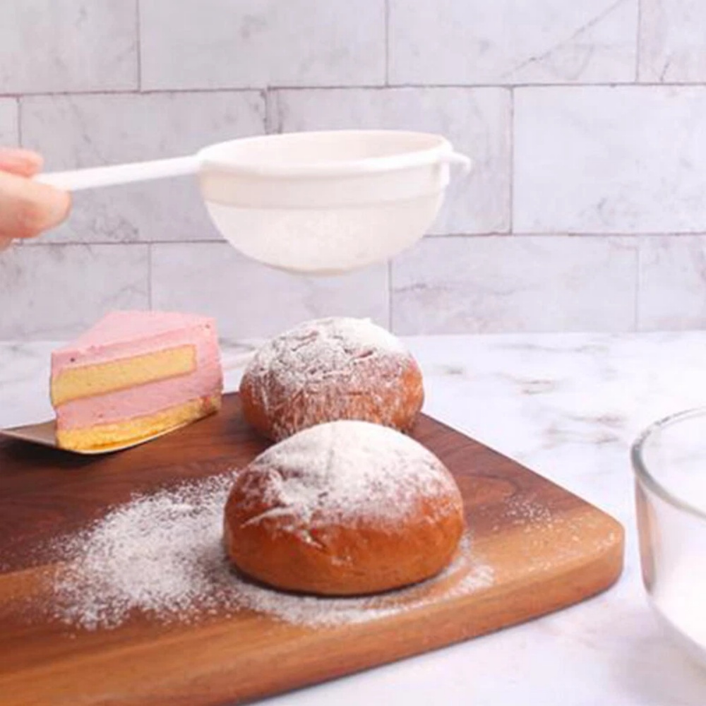 Kitchen Handheld Plastic Sieve - Baby Food Strainer recension och pris