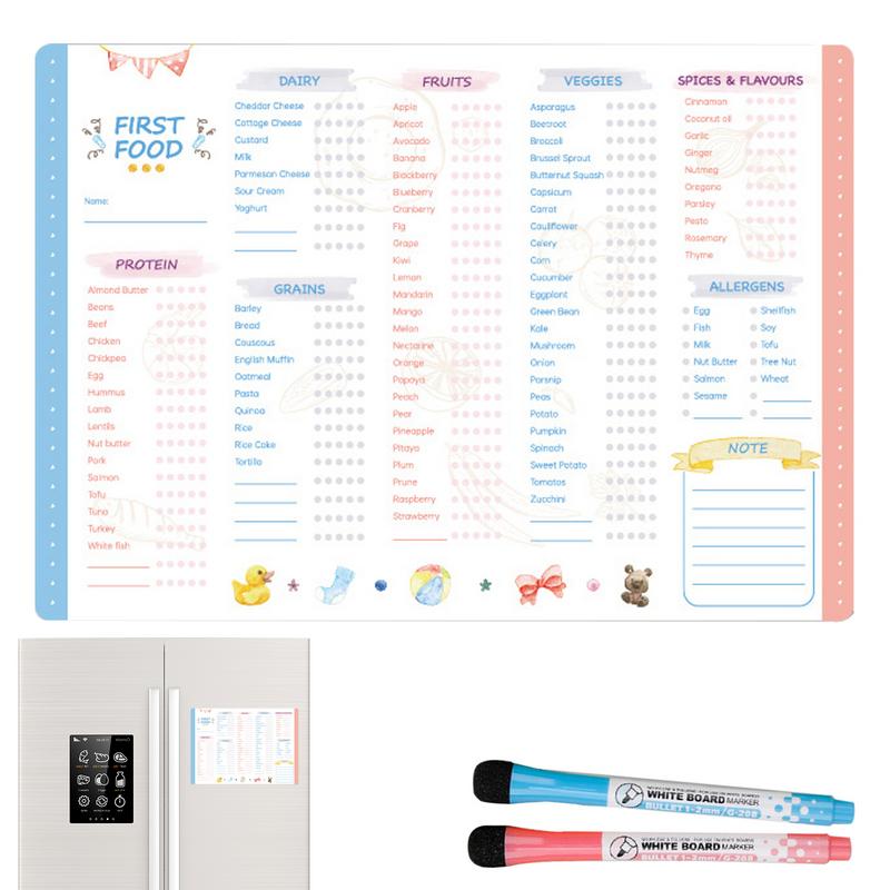 Reusable First Foods Tracker C - Baby Food Tracker recension och pris
