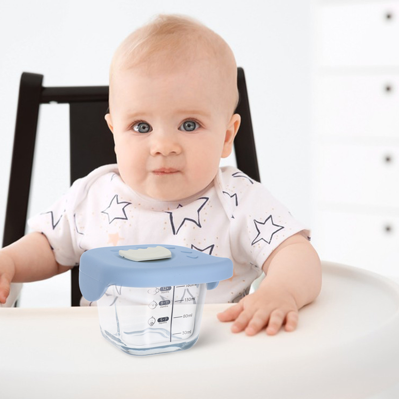 Clear Glass Baby Feeding Bowl  - Baby Food Containers Glass recension och pris