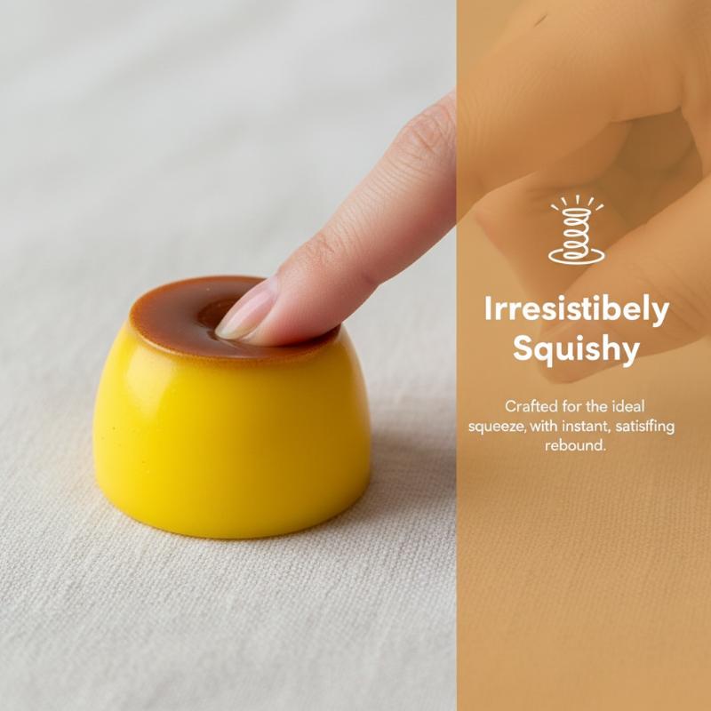 1Pcs Food-shaped Pudding Squee - Baby Food Toy recension och pris