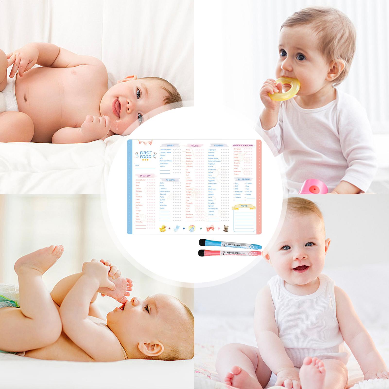 First Foods Chart Magnetic Bab - Baby Food Tracker recension och pris