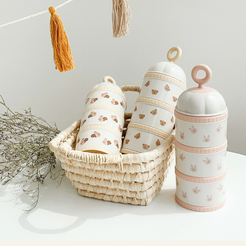 Cute Bear Milk Powder Box Baby - Baby Food Plan recension och pris