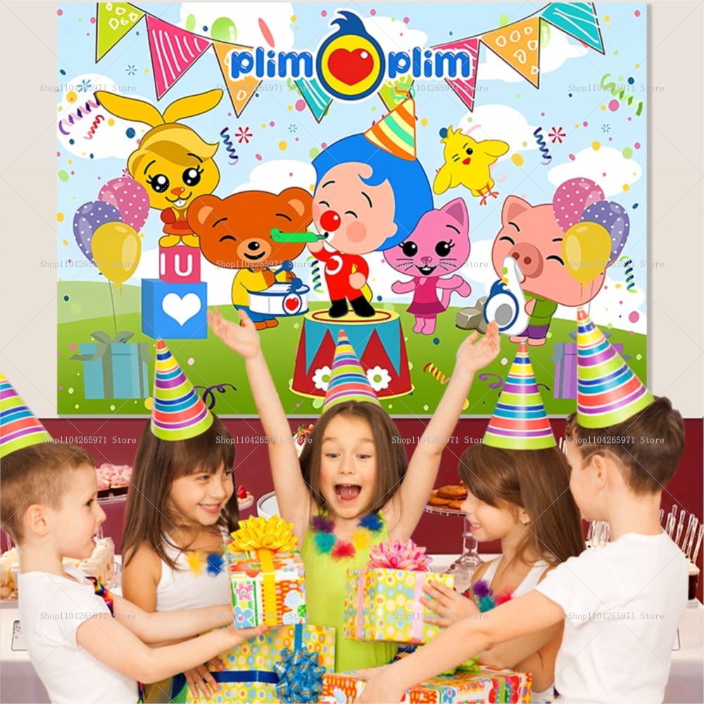 Cartoon Plim Background Childr - Baby Food Plan recension och pris
