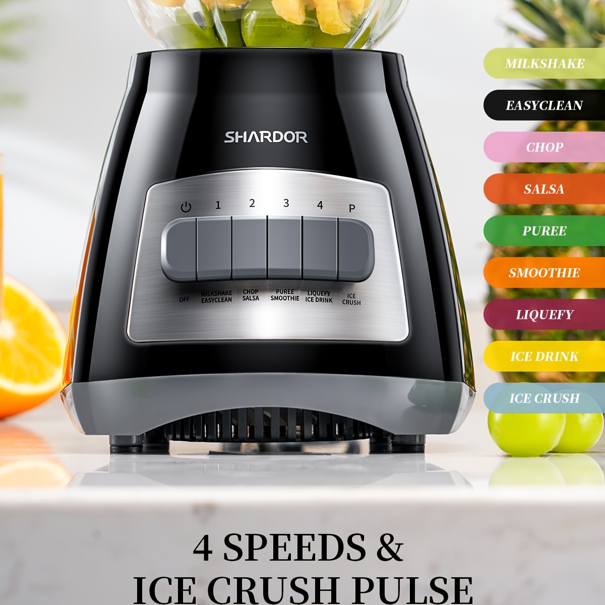 Smoothie Blender with 52 oz Gl - Baby Food Jars Glass recension och pris