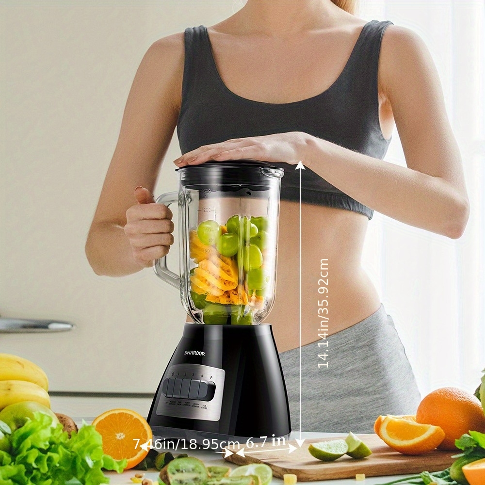 Smoothie Blender with 52 oz Gl - Baby Food Jars Glass recension och pris