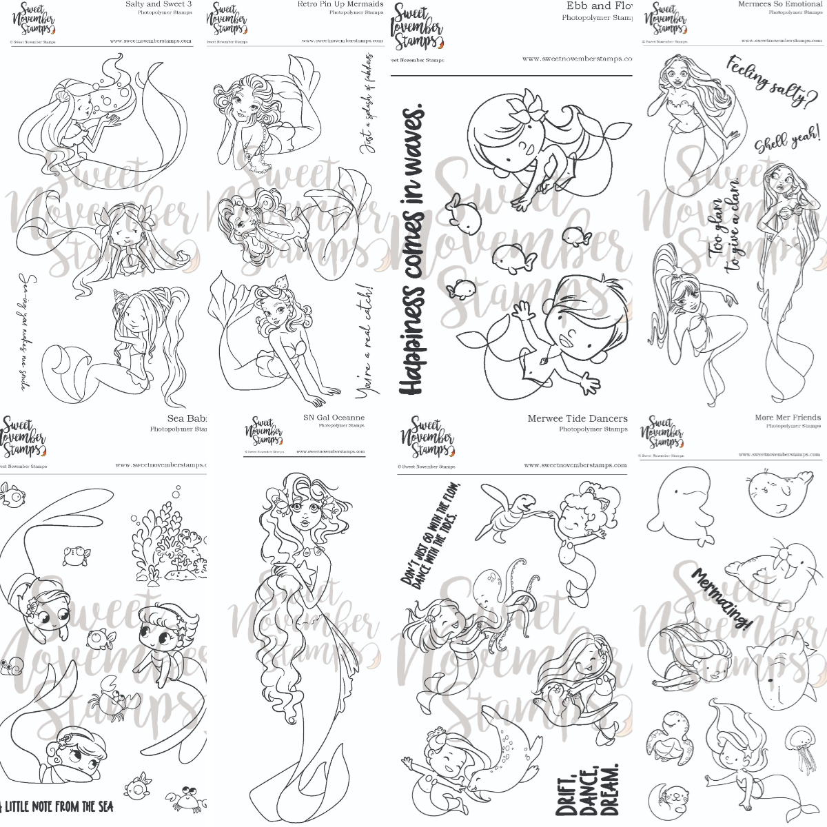 2026 New Clear Stamp Set - Sea - Baby Food Fruits recension och pris