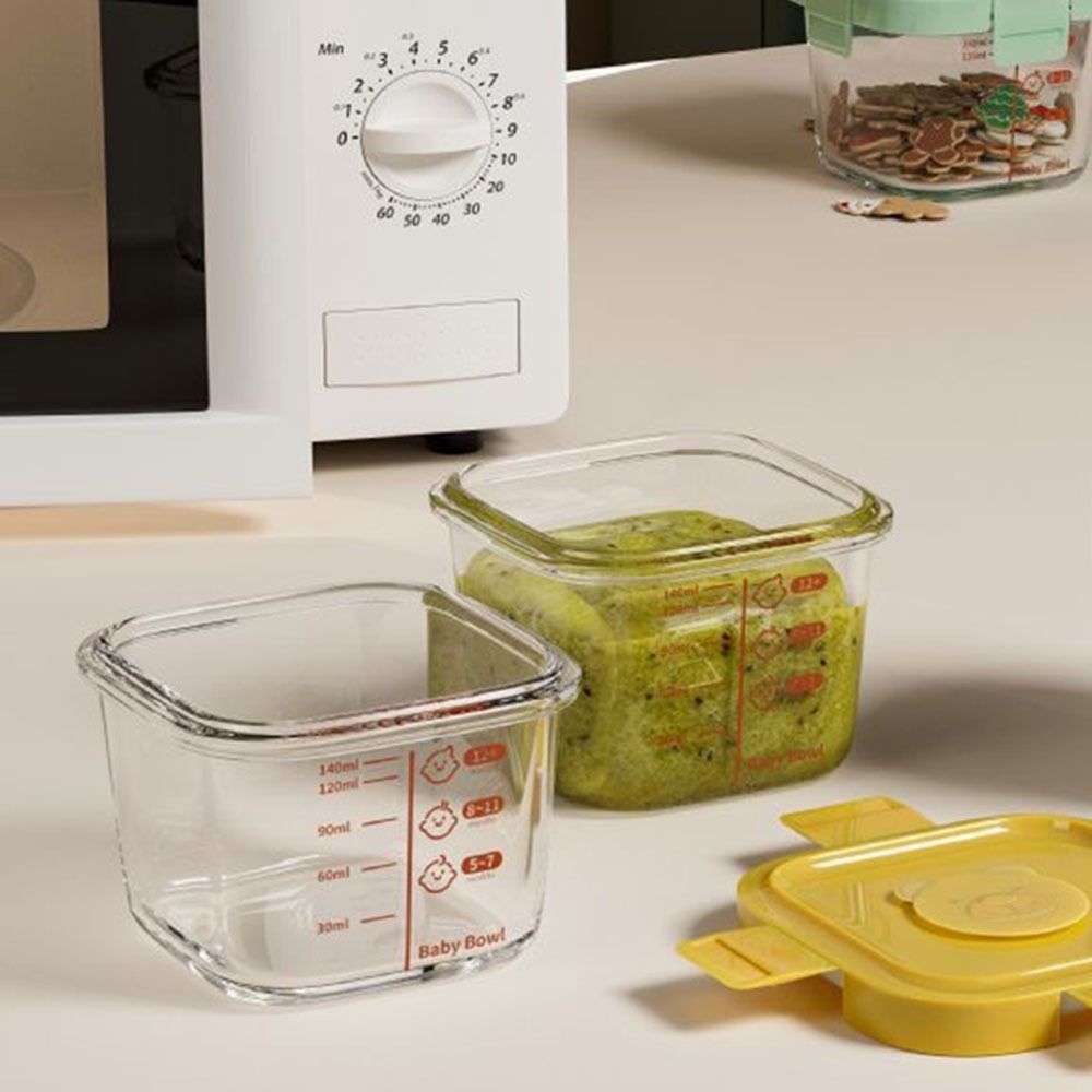 170ml Glass Food Storage Box F - Baby Food Jars Glass recension och pris