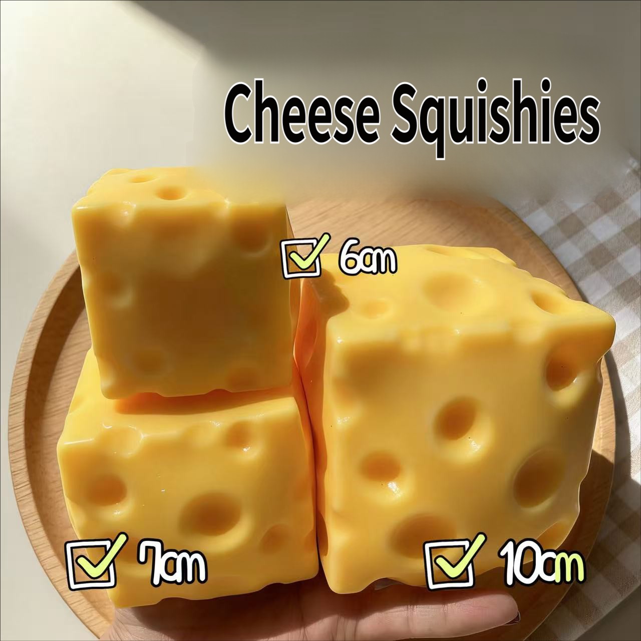 Large Squeeze Cheese Pinch Squ - Baby Food Toy recension och pris
