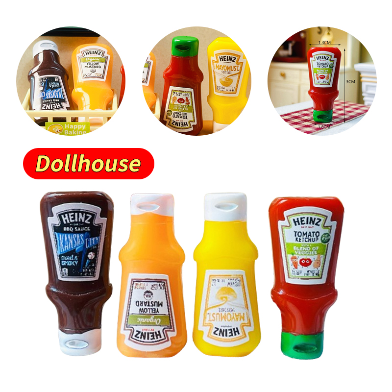 4Pcs Dollhouse Miniature Straw - Baby Food Toy recension och pris