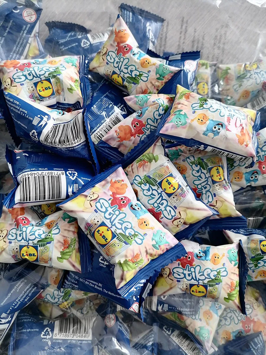 Cute Coles Stikeez Lidl Figure - Baby Food Toy recension och pris