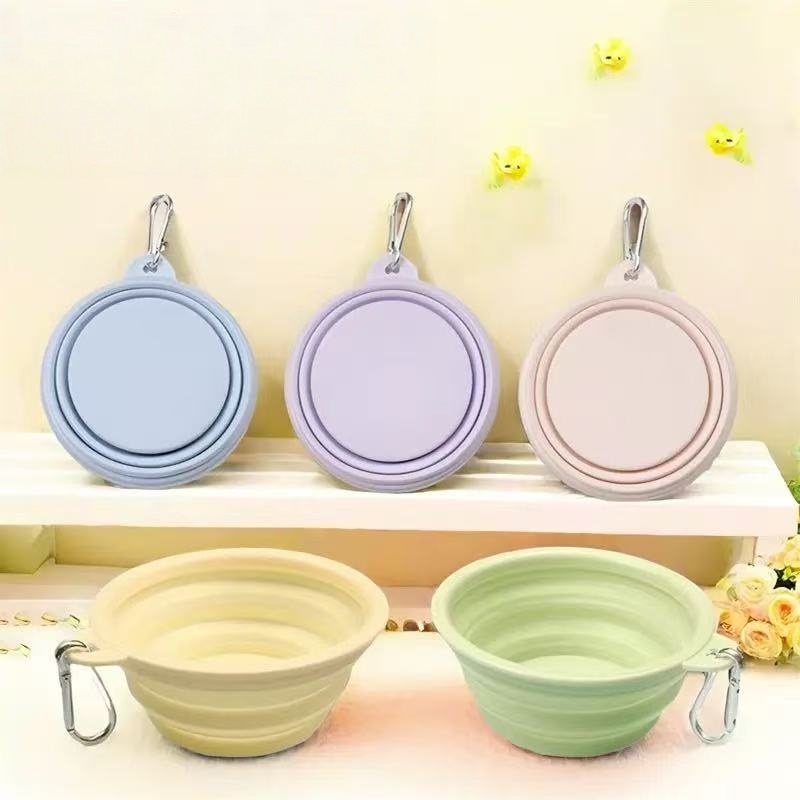 Foldable Pet Bowl, Portable Tr - Baby Food Cat recension och pris