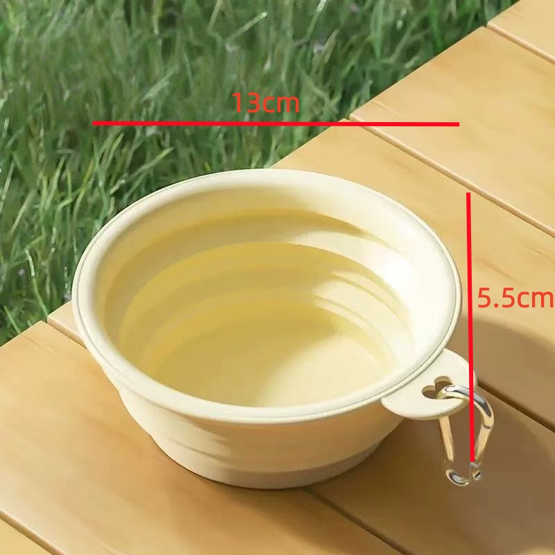 Foldable Pet Bowl, Portable Tr - Baby Food Cat recension och pris