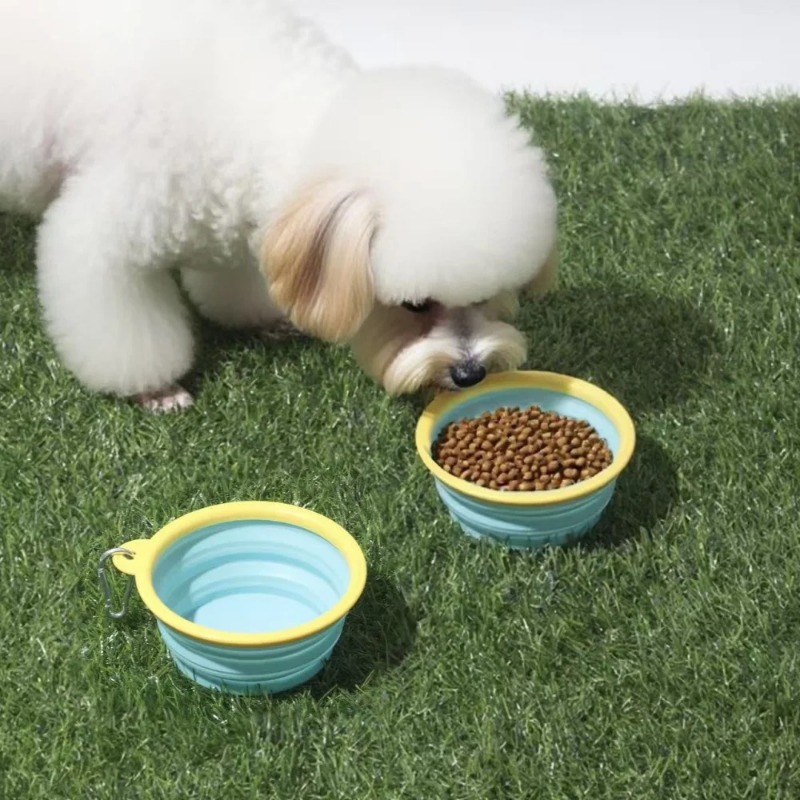Pet Outdoor Folding Bowl Porta - Baby Food Cat recension och pris