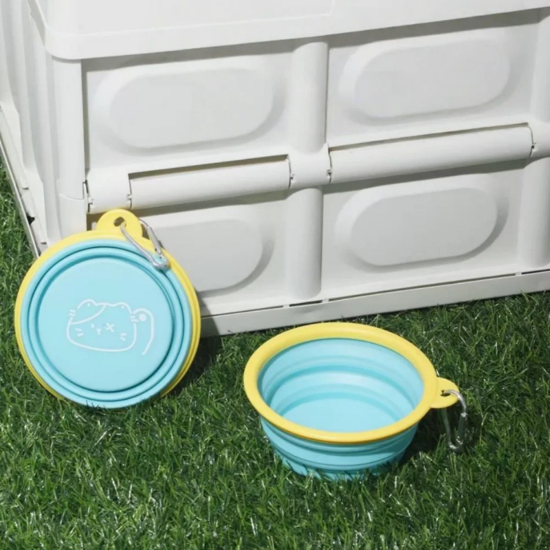 Pet Outdoor Folding Bowl Porta - Baby Food Cat recension och pris