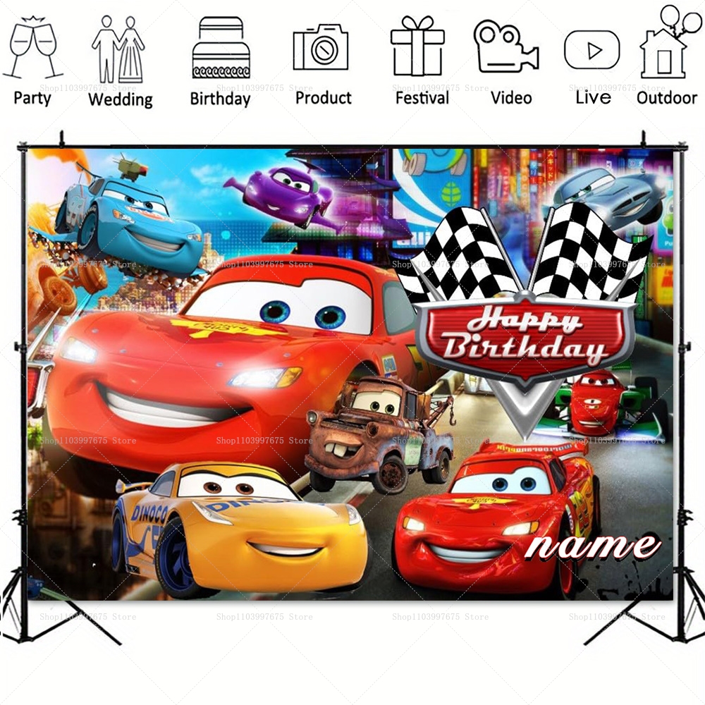 Lightning McQueen Backdrops Ch - Baby Food Plan recension och pris