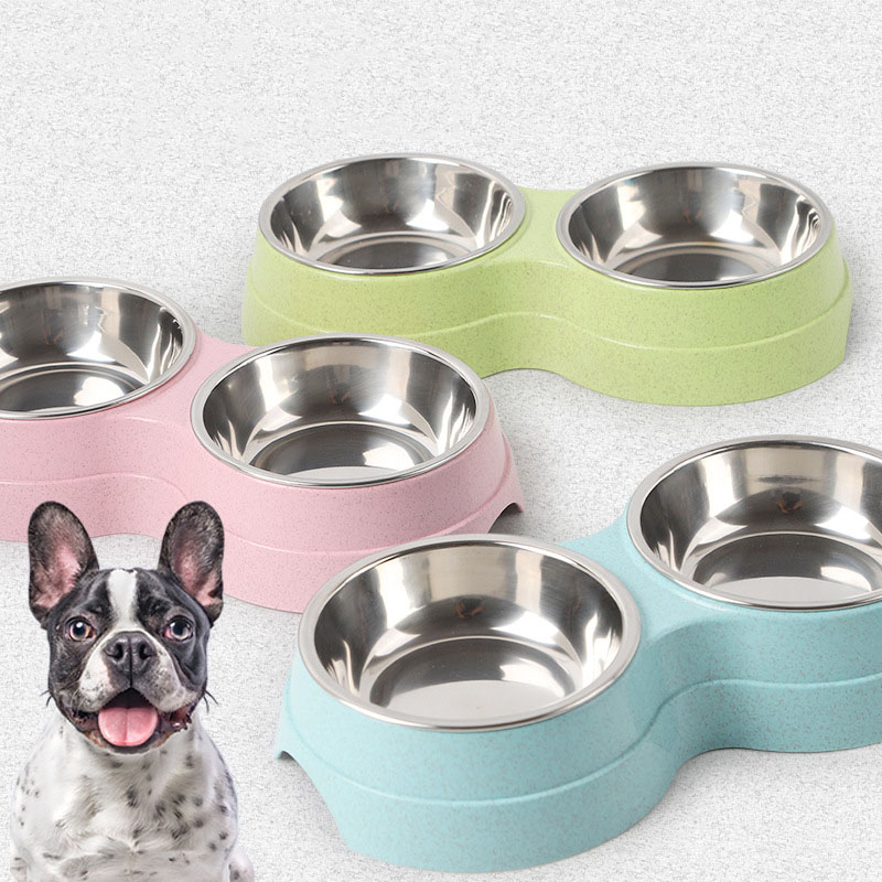 Double Bowls Stainless Steel P - Baby Food Cat recension och pris