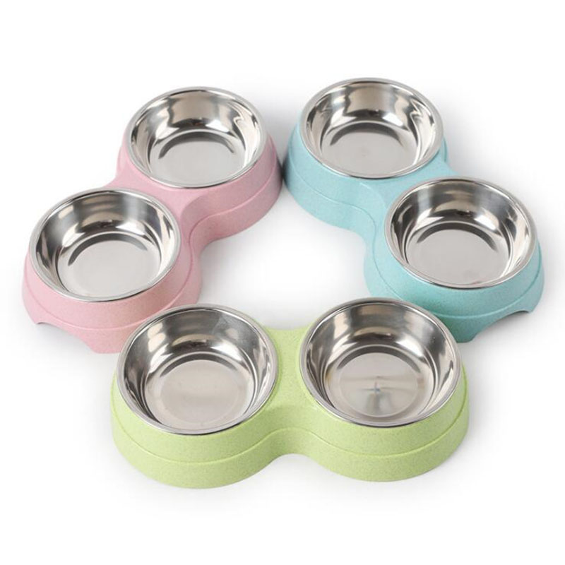 Double Bowls Stainless Steel P - Baby Food Cat recension och pris