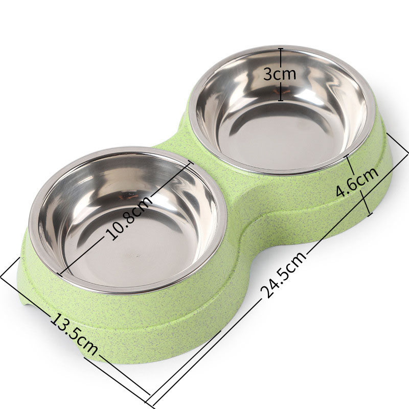 Double Bowls Stainless Steel P - Baby Food Cat recension och pris