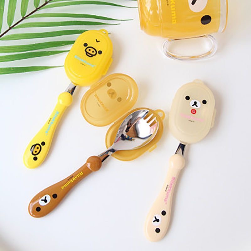 Rilakkuma Spoon Fork Integrate - Baby Food Toy recension och pris