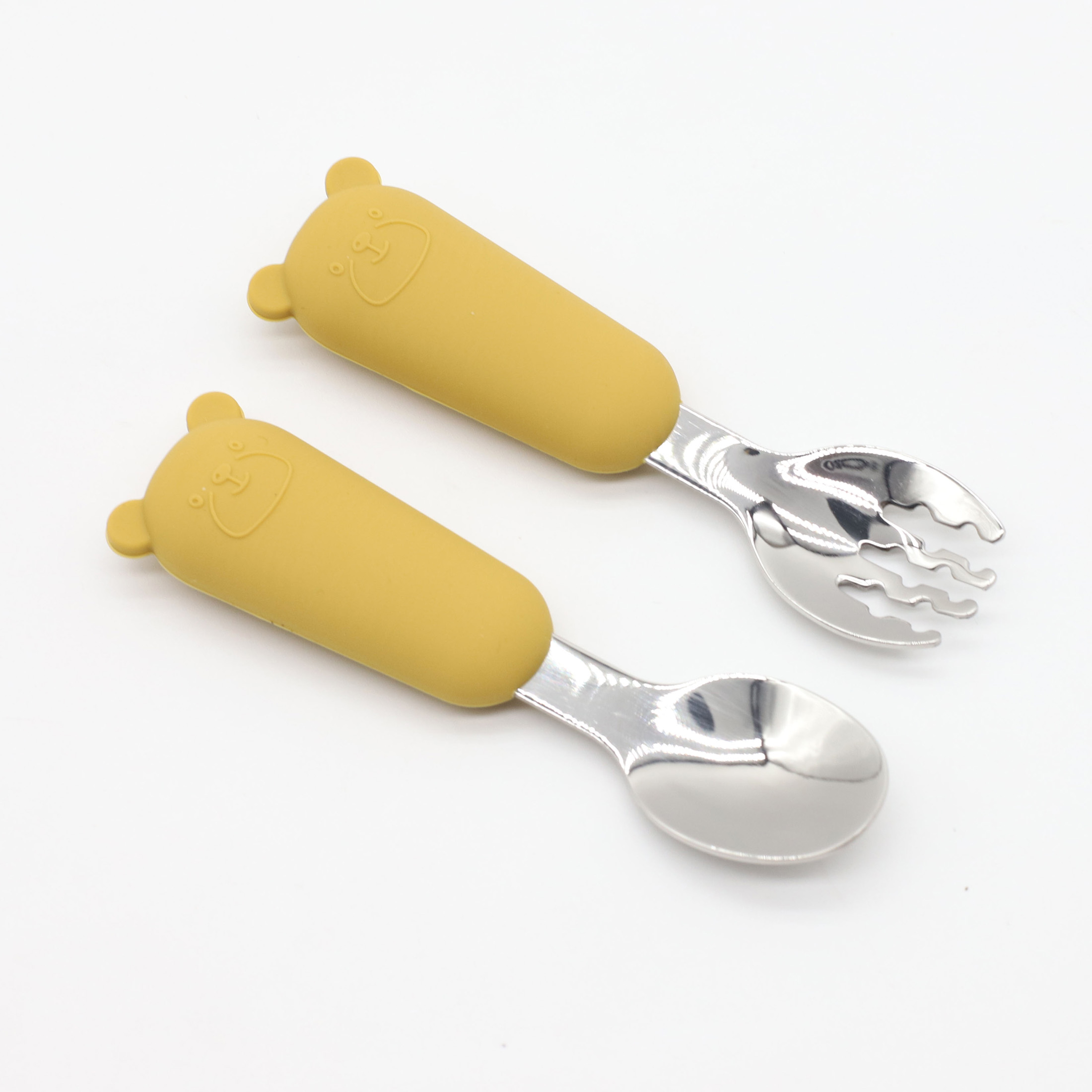 New Little Bear Cartoon Stainl - Baby Food Little Spoon recension och pris