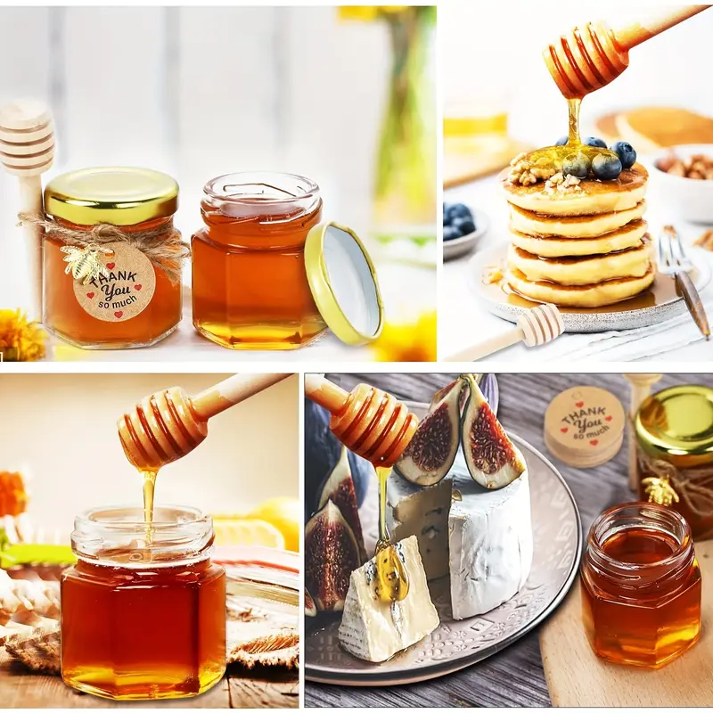 1.5oz, Hexagonal Mini Glass Ho - Baby Food Jars Glass recension och pris
