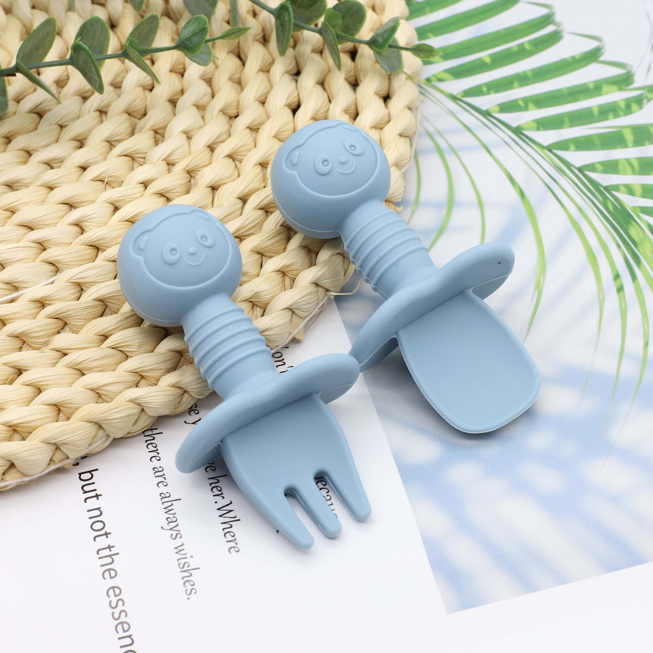 New Little Bear Pattern Baby F - Baby Food Little Spoon recension och pris